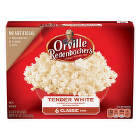 Orville Redenbacher's Popping Corn, Tender White, 6 Classic Bags, 6 Each