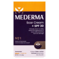 Mederma Sunscreen, Scar Cream, +SPF 30, 0.7 Ounce