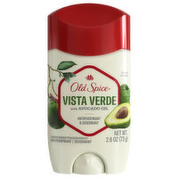 Old Spice Antiperspirant/Deodorant, Vista Verde with Avocado Oil, 2.6 Ounce