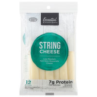 Essential Everyday String Cheese, Part-Skim, Mozzarella, Low-Moisture, 12 Each