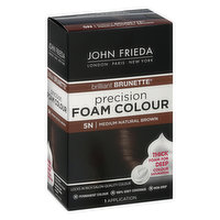 John Frieda Brilliant Brunette Foam Colour, Precision, Medium Natural Brown 5N, 1 Each