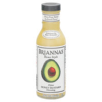 Briannas Dressing, Dijon Honey Mustard, Home Style, 12 Fluid ounce