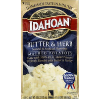 Idahoan Mashed Potatoes, Butter & Herb, 4 Ounce