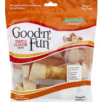 Healthy Hide Chews, Triple Flavor, Chicken Jerky, 6 Inch Bones, 3 Pack, 3 Each