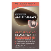 Just For Men  ControlGX Beard Wash, Grey Reducing, 4 Fluid ounce
