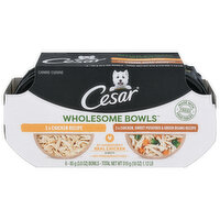 Cesar Wholesome Bowls Dog Food, Canine Cuisine, 6 Each