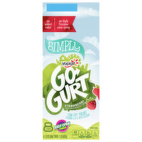 Go-Gurt Simply Yogurt, Low Fat, Strawberry, 8 Each