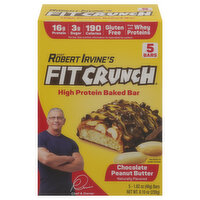 FitCrunch Baked Bar, High Protein, Chocolate Peanut Butter, 5 Each