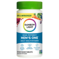 Rainbow Light Daily Multivitamin, Men's One, High Potency, Vegetarian Tablets, 90 Each