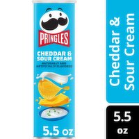 Pringles Potato Crisps Chips, Cheddar and Sour Cream, 5.5 Ounce