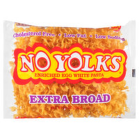 No Yolks Egg White Pasta, Extra Broad, Enriched, 12 Ounce