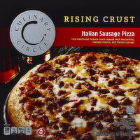 Culinary Circle Pizza, Rising Crust, Italian Sausage, 30.7 Ounce