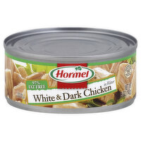 Hormel White & Dark Chicken, in Water, 97% Fat Free, 5 Ounce