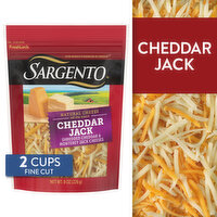 SARGENTO Off The Block Sargento® Shredded Cheddar Jack Natural Cheese, 8 oz., 8.285 Ounce