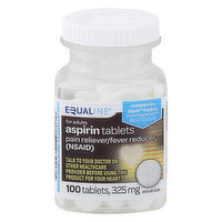 Equaline Aspirin, 325 mg, for Adults, Tablets, 100 Each