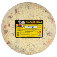 Heggies Pizza Pizza, Thin Crust, Sausage, 24 Ounce