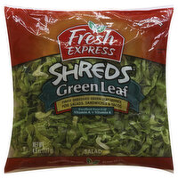 Fresh Express Shreds Salad, Green Leaf, 4.5 Ounce