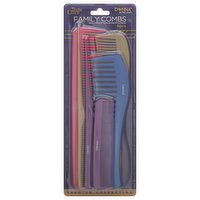 Donna Premium Collection Combs, Family, 6 Each