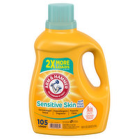 Arm & Hammer Detergent, Plus Fresh Scent, Sensitive Skin, 105 Each