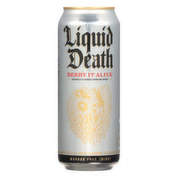 Liquid Death Sparkling Water, Berry It Alive, 16.9 Fluid ounce