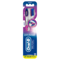 Oral-B Pro-Flex Toothbrushes, Soft, 2x Value Pack, 2 Each