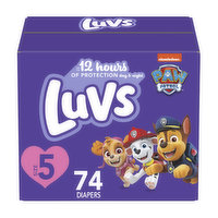 Luvs Diapers Size 5 74 Count, 74 Each