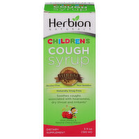 Herbion Naturals All Natural Throat Syrup, for Children, Natural Cherry Flavor, 5 Ounce