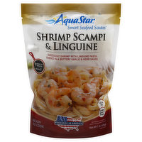 Aqua Star Smart Seafood Sautes Shrimp Scampi & Linguine, 1 Pound