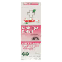 Similasan Pink Eye Relief, Sterile Eye Drops, 0.33 Fluid ounce