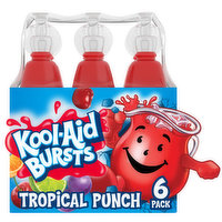 Kool-Aid Bursts Tropical Punch Artificially Flavored Soft Drink, 6 Each