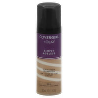CoverGirl + Olay Simply Ageless Liquid Foundation, 3-in-1, Soft Honey 255, 30 Millilitre