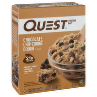 Quest Protein Bars, Chocolate Chip Cookie Dough Flavor, 4 Each