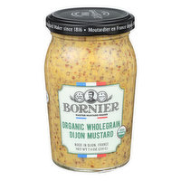 Bornier Dijon Mustard, Organic, Wholegrain, 7.4 Ounce