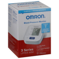 Omron 3 Series Blood Pressure Monitor, Upper Arm, 1 Each