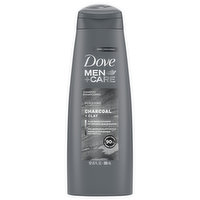 Dove Men+Care Shampoo, Purifying, Charcoal + Clay, 12 Fluid ounce