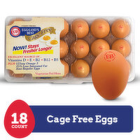 Eggland's Best Cage Free Large Brown Eggs, 18 Each