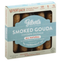 GILBERTS Sausage, Chicken, Smoked Gouda, 10 Ounce