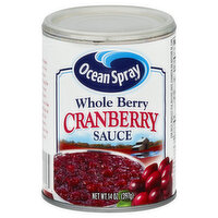 Ocean Spray Cranberry Sauce, Whole Berry, 14 Ounce