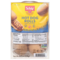 Schar Hot Dog Rolls, Gluten-Free, 8 Ounce