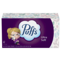 Puffs Ultra Soft Puffs Ultra Soft Facial Tissues, 1 Count, 124 Each