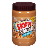 Skippy Natural Creamy Peanut Butter Spread, 40 Ounce