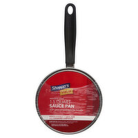 Shoppers Value Sauce Pan, with Glass Lid, 1.5 Quart, 1 Each