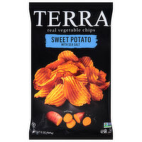 Terra Vegetable Chips, Sweet Potato with Sea Salt, Real, 5 Ounce