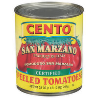 Cento Tomatoes, Peeled, Whole, 28 Ounce