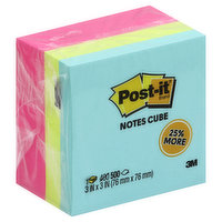 Post-It Notes, Cube, 500 Each