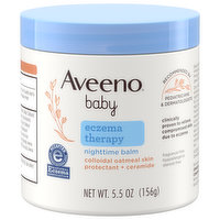 Aveeno Baby Nighttime Balm, Eczema Therapy, 5.5 Ounce