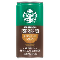 Starbucks Espresso Beverage, Premium, Salted Caramel Cream, 6.5 Fluid ounce