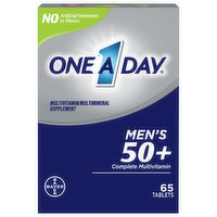 One A Day Complete Multivitamin, Men's 50+, Tablets, 65 Each