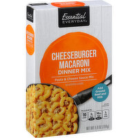 ESSENTIAL EVERYDAY Dinner Mix, Cheeseburger Macaroni, 5.8 Ounce