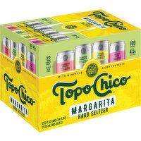 Topo Chico Hard Seltzer Margarita, Variety, 12 Pack, 144 Fluid ounce